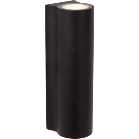 Lucide AKRA - Wandleuchte Innen/Außen - LED - 2x6,5W 2700K - IP54 - Schwarz