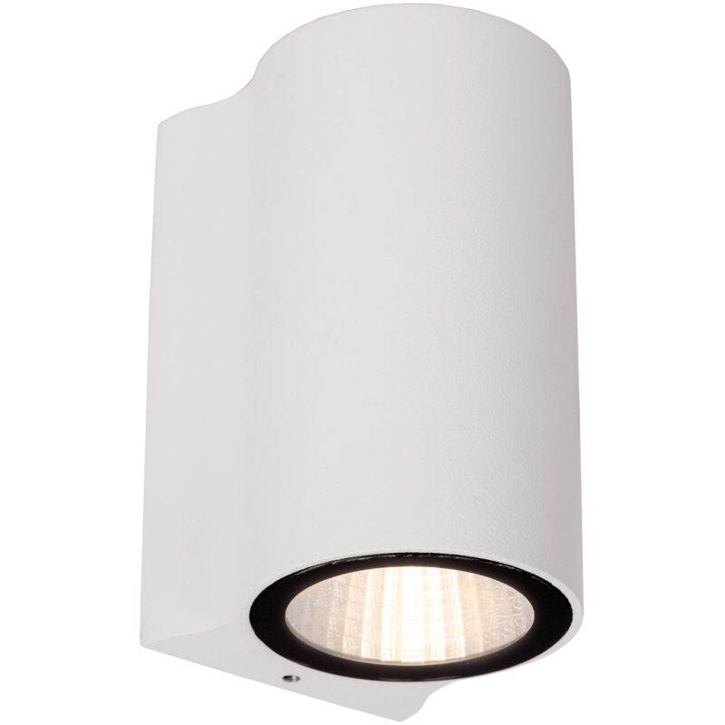Lucide Akra - Wandleuchte Innen/außen - Led - 1x6w 2700k - Ip54 - Weiß
