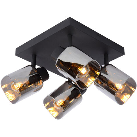 Lucide ALION - Ceiling Spotlight - 4xE14 - Black