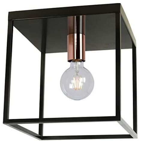 LUCIDE Arthur Lampadario 40 W, Noir, Cuivre
