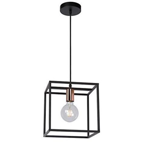 Lucide Arthur - Lampadario a sospensione, colore: Nero