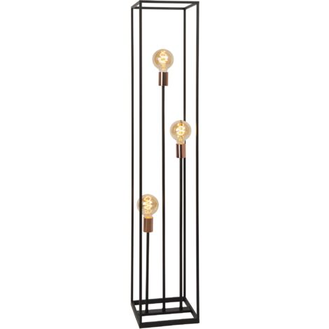 Lucide ARTHUR - Stehlampe - 3xE27 - Schwarz