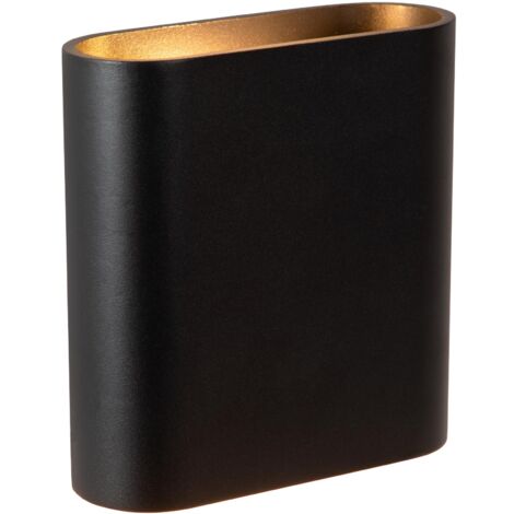 Lucide ATILA - Wandleuchte Innen/Außen - LED Dim. - 2x5W 2700K - IP54 - Schwarz