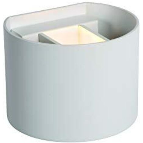 Lucide AXI - Faretto da parete per bagno, LED, 1 x 6 W, 2700 K, IP54, colore: Bianco