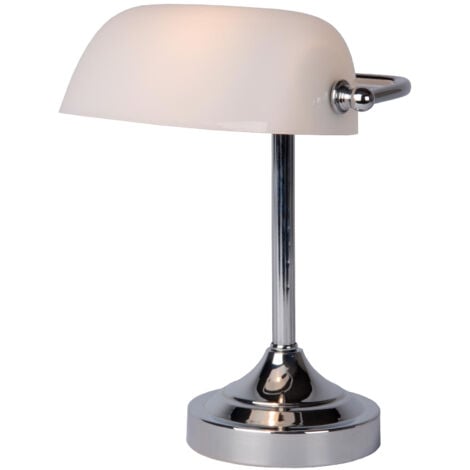 Lucide BANKER - Desk Lamp - 1xE14 - Chrome