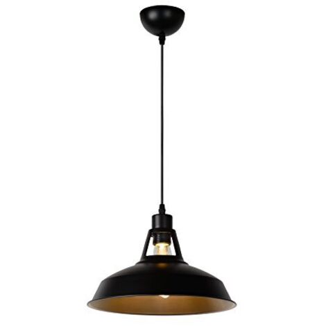 Lucide brassy-bis  Lampade a sospensione  Ø 31 cm  Grigio, Metallo, Black, E27 60 wattsW 230 voltsV