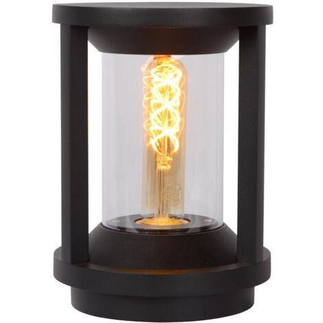 Lucide CADIX - Pollerleuchte - Ø 16 cm - 1xE27 - IP65 - Schwarz