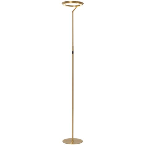 Lucide CELESTE - Stehlampe - Ø 28 cm - LED Dim. - 1x21W 2700K - Mattes Gold / Messing