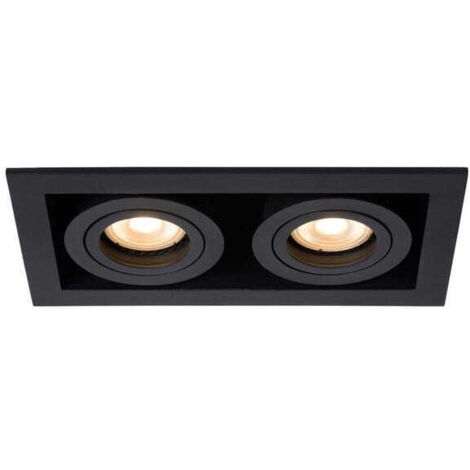 Lucide Chimney faretto soffitto doppio GU10 nero 09926/02/30