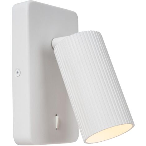 Lucide CLUBS - Bettlampe / Wandleuchte - 1xGU10 - Weiß
