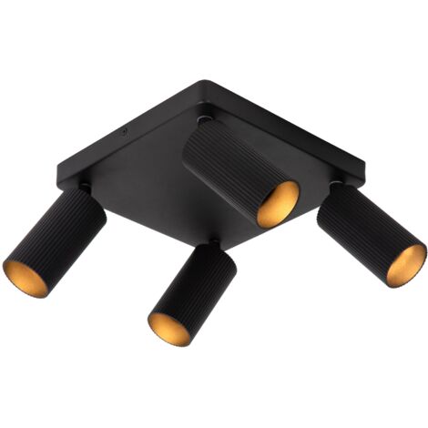 Lucide CLUBS - Deckenstrahler - 4xGU10 - Schwarz