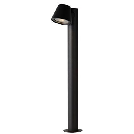 Lucide Dingo di LEDÂ âÂ lampada da parete LED esternoÂ âÂ dim.Â âÂ GU10Â âÂ 1Â X W 3000Â KÂ âÂ IP44Â âÂ Nero, Alluminio, Grigio (antracite), GU10 4.5 wattsW 230 voltsV