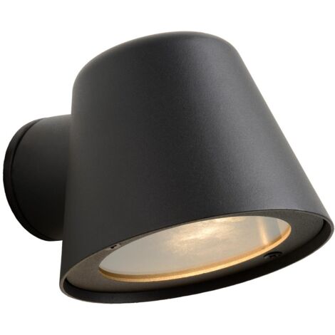 Lucide DINGO-LED - Wandleuchte Innen/Außen - LED Dim. - GU10 - 1x5W 3000K - IP44 - Anthrazit