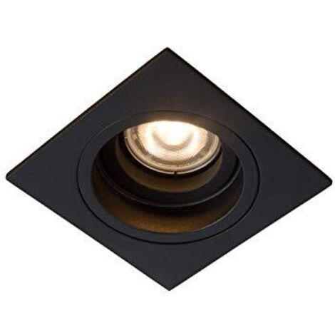 Lucide Embed - Faretto da incasso GU10, colore: Nero