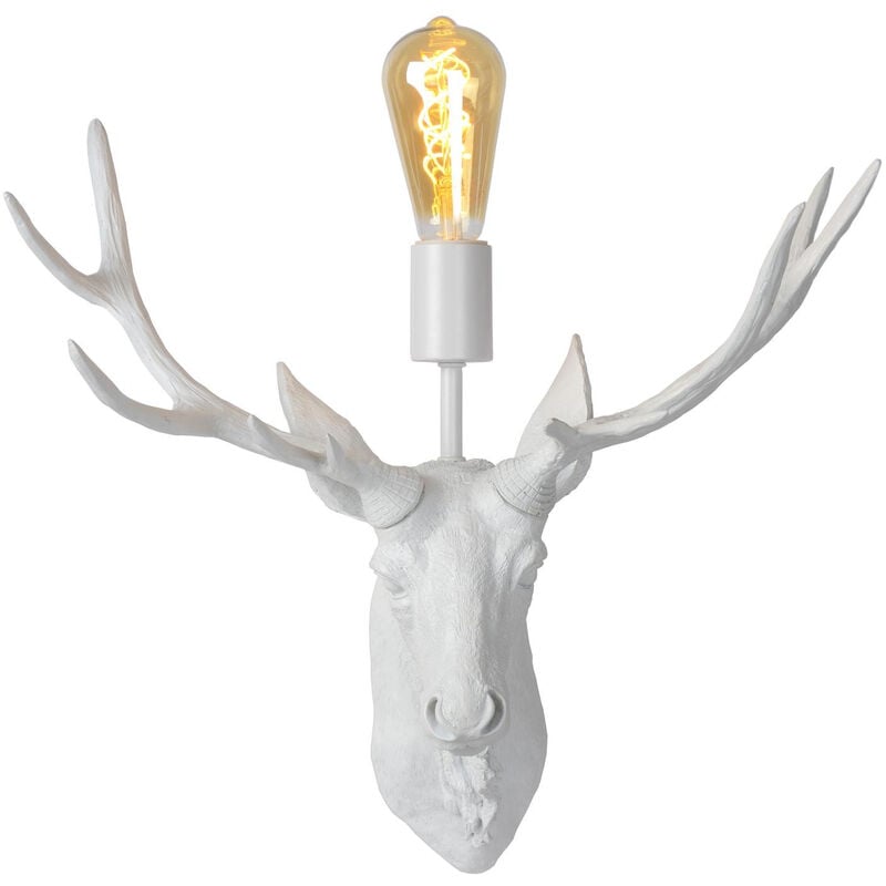Lucide - extravaganza caribou - Wall Light - 1xE27 - White