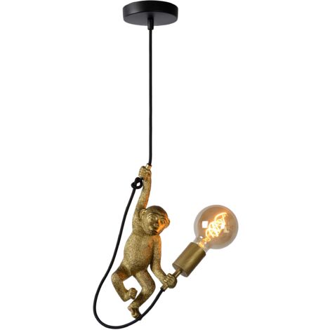 LUCIDE EXTRAVAGANZA CHIMP – Lampade a sospensione – Ø 18 cm – 1 x E27 – Nero