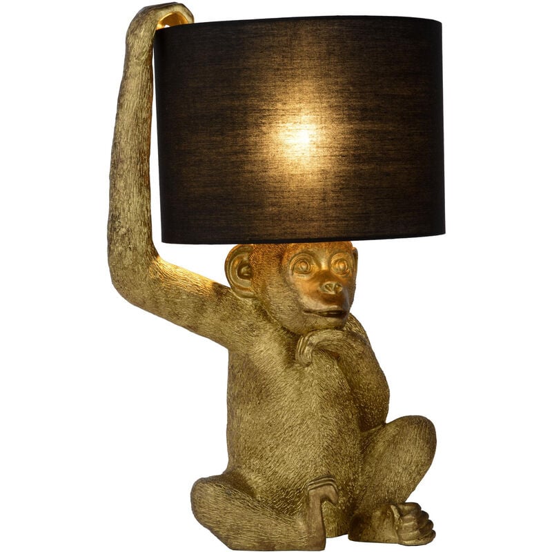 Lucide - extravaganza chimp - Table Lamp - Ø30cm - 1xE14 - Black