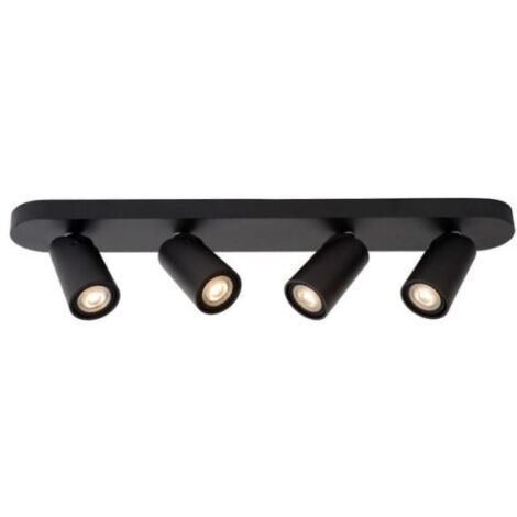 Lucide - Faretto da soffitto, in alluminio, 20 W, colore: Nero