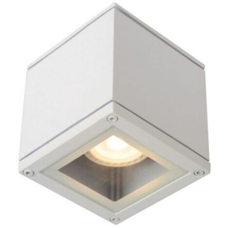 Lucide - Faretto da soffitto, in alluminio, 50 W, colore: Bianco