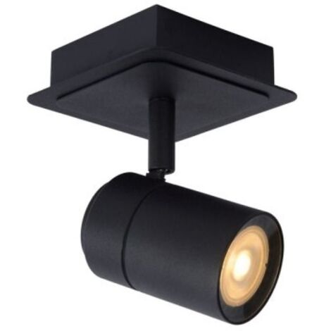 Lucide - Faretto da soffitto, in metallo, 5 W, colore: Nero