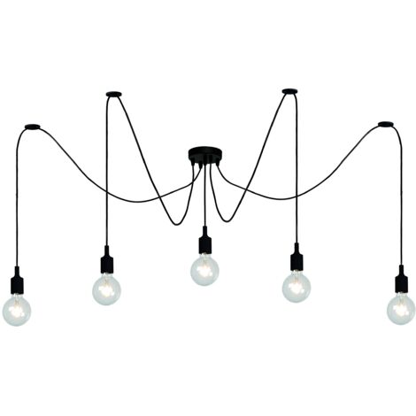 Lucide Fix multiple – Lampade a sospensione – nero