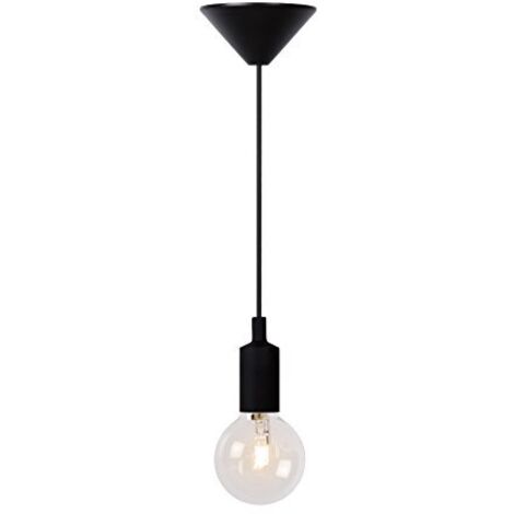 Lucide Fix  Lampade a sospensione  Ø 10 cm  Nero, Plastica, nero, E27 42 wattsW 230 voltsV