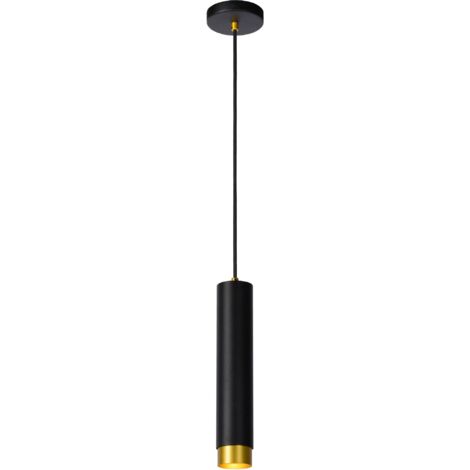 Lucide FLORIS - Pendelleuchten - Ø 5,9 cm - 1xGU10 - Schwarz