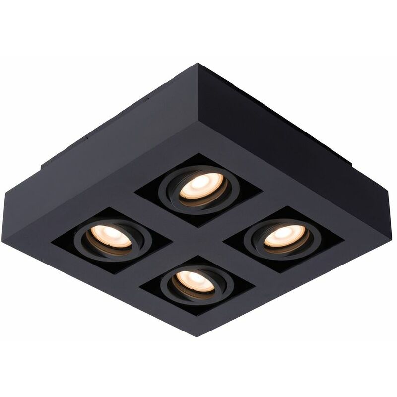 

Lucide - Foco de techo (aluminio, 20 W), color negro - Noir