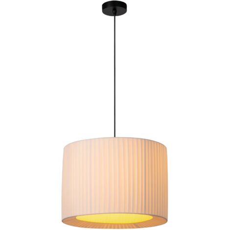 Lucide FOLD Suspension Diam. 40 cm 1xE27 Blanc