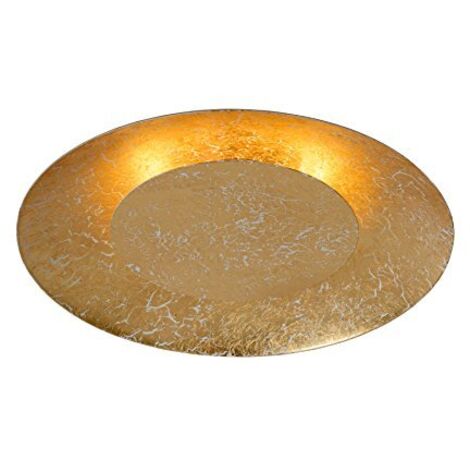 Lucide foskal  Lampada da soffitto  Diametro 34,5 cm  LED  1 X 12 W 2700 K  Ottone 01, Metallo, Brass 01, Integriert 12 wattsW 230 voltsV