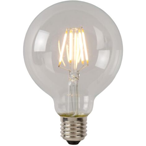 Lucide G80 Class A - Glühfadenlampe - Ø 8 cm - LED - E27 - 1x7W 2700K - Transparent