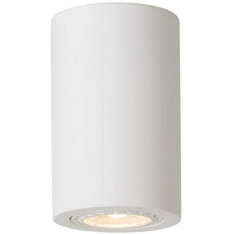 LUCIDE GIPSY - Faretto da soffitto,  7 cm, 1 x GU10, colore  Bianco