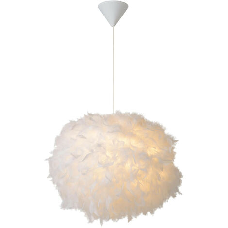 Lucide GOOSY SOFT - Pendant Light - Ø50cm - 1xE27 - White