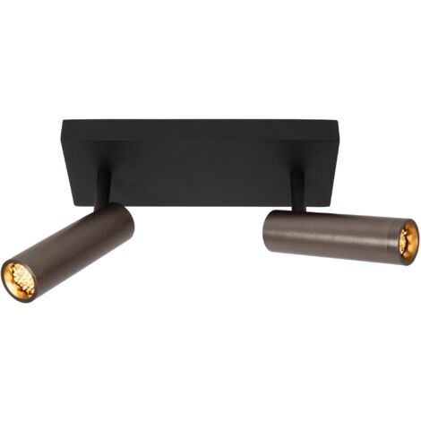 Lucide GRADO - Deckenstrahler - 2xGU10 (MR11) - Grauguss