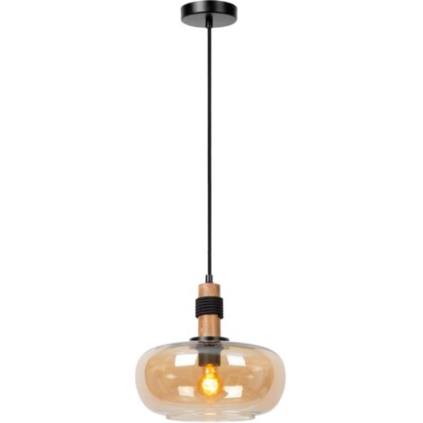 Lucide ILONA - Pendelleuchten - Ø 30 cm - 1xE27 - Amber