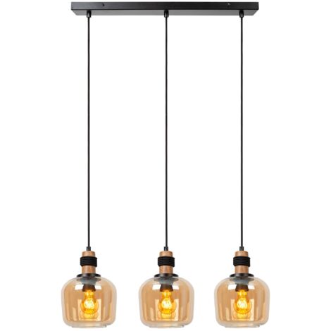 Lucide ILONA Suspension 3xE27 Ambre