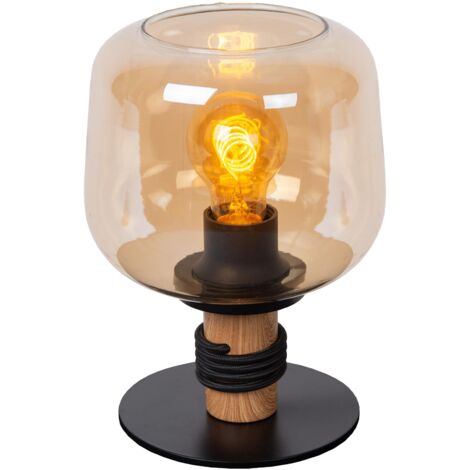 Lucide ILONA - Tischlampe - Ø 18 cm - 1xE27 - Amber
