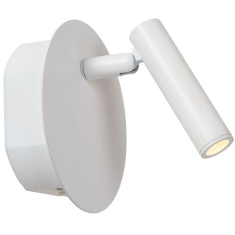 Lucide Jolijn applique lettura bianca LED 2W USB ricaricabile