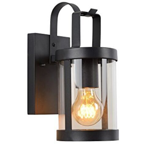 Lucide lindeloÂ âÂ Lampada da parete esternoÂ âÂ IP23Â âÂ Nero