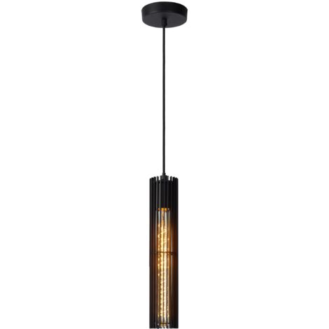 Lucide LIONEL Suspension Diam. 6,5 cm 1xE27 Noir