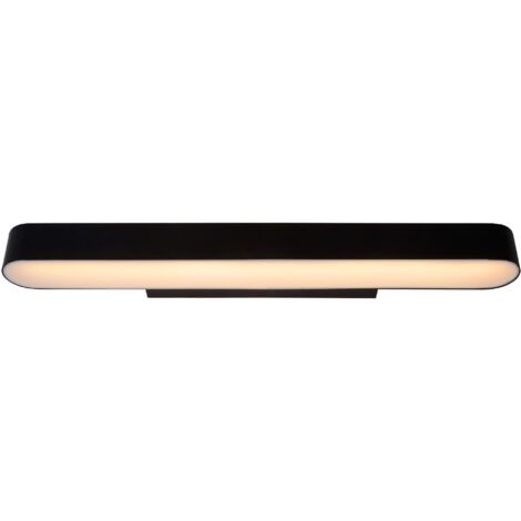 Lucide MADELON - Wandleuchte Badezimmer - LED - 1x9W 2700K - IP44 - Schwarz