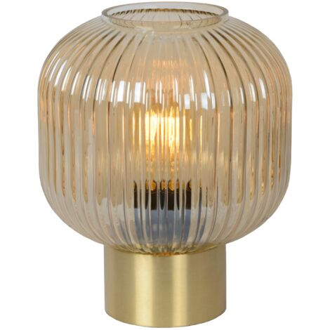 Lucide MALOTO - Tischlampe - Ø 20 cm - 1xE27 - Amber