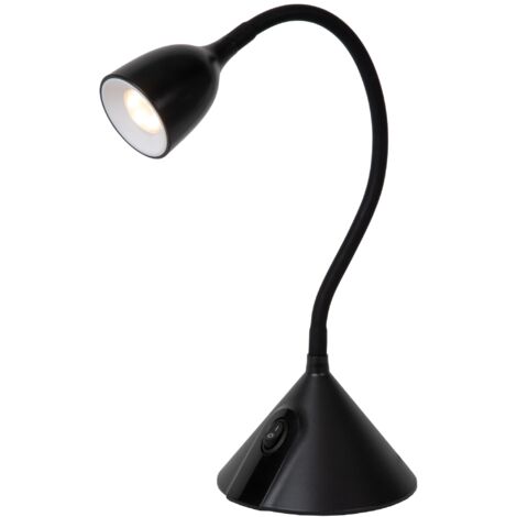 Lucide MILO - Schreibtischlampe - Ø 12,8 cm - LED - 1x3,2W 3000K - Schwarz