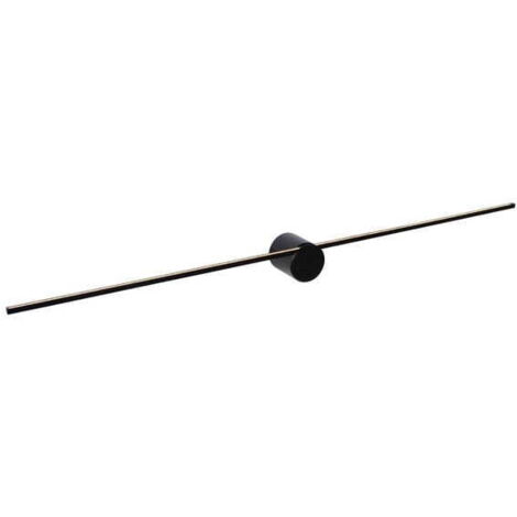 Lucide Mizar applique LED 10W 2700K nera IP44 90cm alluminio