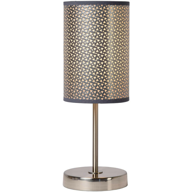 Lucide MODA - Table Lamp - Ø13cm - 1xE27 - Grey