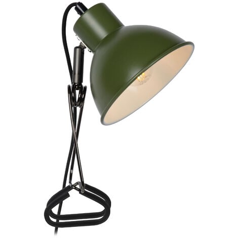 Lucide MOYS - Clamp Lamp - 1xE27 - Green