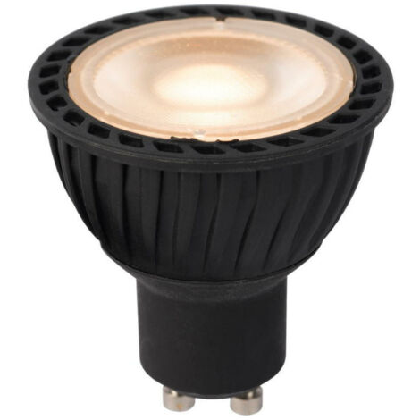 Lucide MR16 - Led Lampe - Ø 5 cm - LED Dim. - GU10 - 1x5W 2200K/2700K - Schwarz