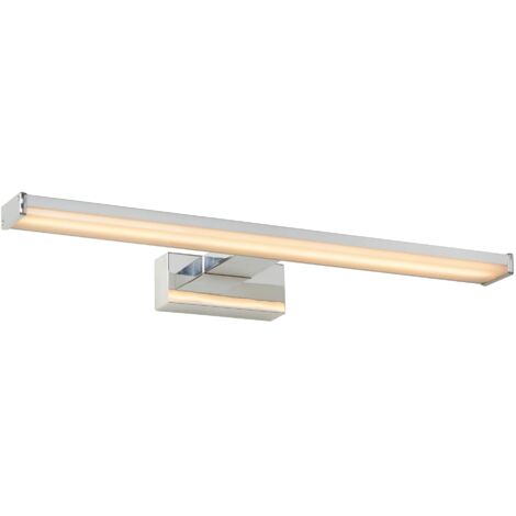 Lucide ONNO - Spiegelleuchte Badezimmer - LED - 1x8W 3000K - IP44 - Chrom Matt