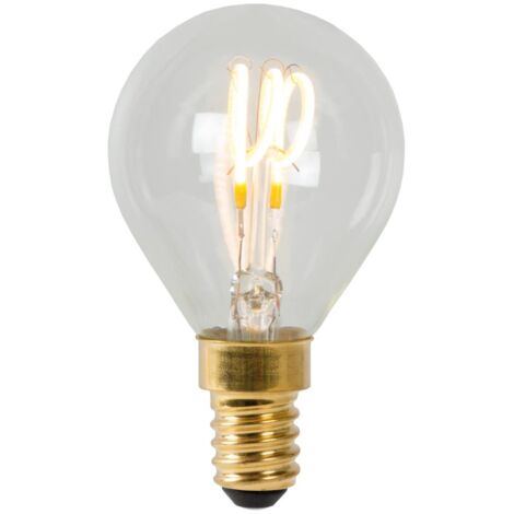 Lucide P45 - Glühfadenlampe - Ø 4,5 cm - LED Dim. - E14 - 1x3W 2700K - Transparent