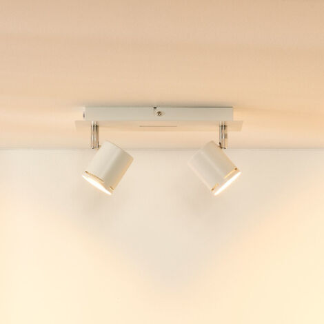 Lucide RILOU - Deckenstrahler - LED Dim. - GU10 - 2x5W 3000K - Weiß